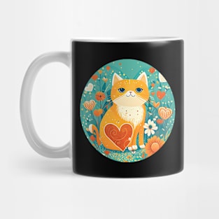 You're The Cat Meow Of My Heart - Cat In The Garden Mug